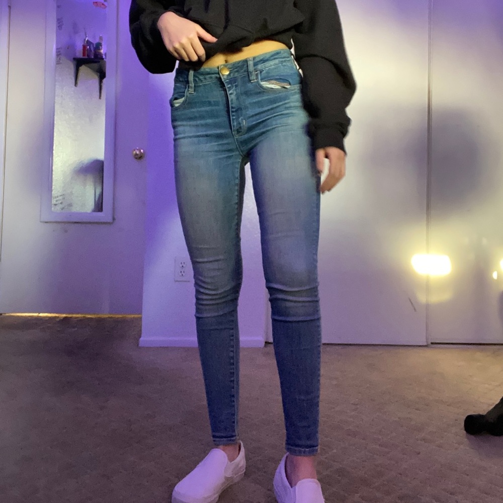 American eagle super stretch high rise jeggings